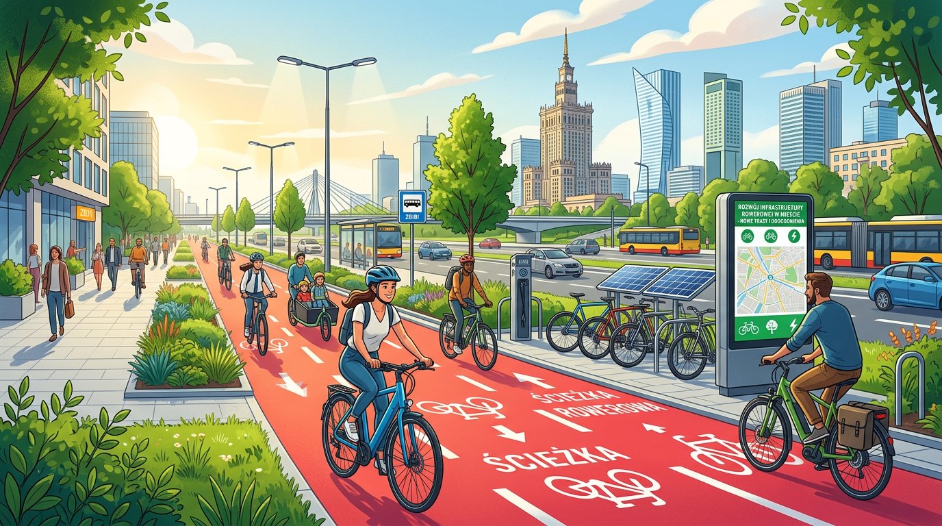 Nowe inwestycje w infrastrukturę rowerową w miastach